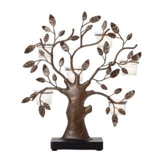 Torre and Tagus 900504 Olive Tree Trunk 6 Cup Tealight Holder, Tall   Tea Light Holders