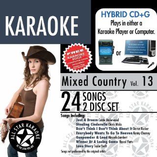 ASK 93 Karaoke Mixed Country W/Karaoke Edge, Brooks & Dunn, Rascal Flatts, Taylor Swift Music