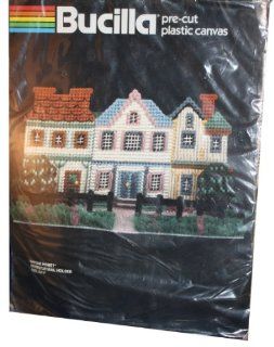 Bucilla Precut Plastic Canvas "Anyone Home?" Doorstop/Mail Holder Size 6 x 11"
