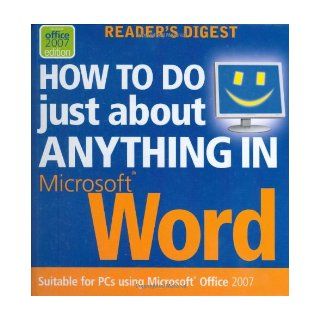 How to Do Just About Anything in "Microsoft" Word Caroline Boucher 9780276442643 Books