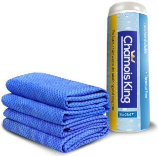 Chamois Cloth Drying Towel Ideal for Car Detailing. Dry Auto, Boat, Spills or Anything with the 26x17 Super Absorbent Shammy. Cooling Towel for Hot Weather or Sports. Soft, High Quality, Machine Washable & Guaranteed. One 1 Towel Per Tube Automotive