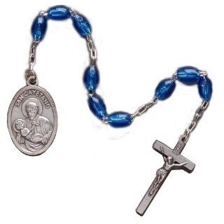 St Cayetano Chaplet St. Cayetano an Crucifix an Because He Is Known As the Patron Saint of Job Seekers and the Unemployed. Jewelry