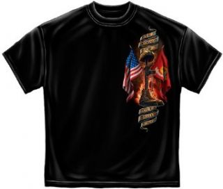 USMC T shirt Home of the Free Because of the Brave Clothing