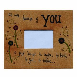 Because of You Picture Frame   Single Frames