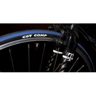 CST Czar Tire   700 x 25, Black/Blue  Bike Tires  Sports & Outdoors