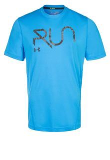 Under Armour   ALL OVER GRID   Sports shirt   blue
