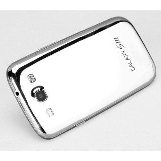 chrome plated silver battery replace door case back cover for Samsung Galaxy S3 SIII i9300 Cell Phones & Accessories