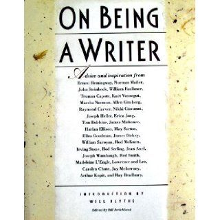 On Being a Writer Bill Strickland 9780898795875 Books