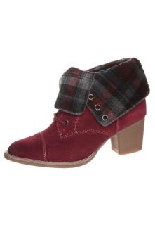 Tamaris   Lace up boots   red
