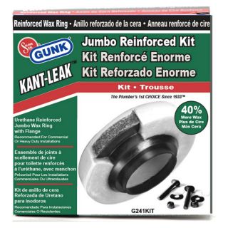 GUNK Jumbo Reinforced with Bolts Wax Ring
