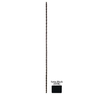 House of Forgings Powder Coated Wrought Iron Square Baluster (Common 44 in; Actual 44 in)