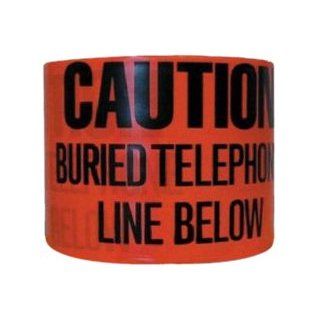 L.H. Dottie UT4D Underground Tape, Buried Cable TV Line Below, 3 Inch Width by 1000 Feet Length by 4 Mil Thickness, Orange