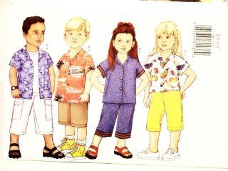 OOP Butterick Fast & Easy Pattern 6561. Boys/girls Szs 2;3;4;5 Shirt; Below the Knee Shorts; & Clam Digger Length Pants;