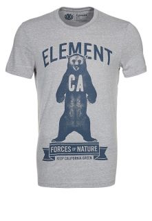 Element   BEAR   Print T shirt   grey