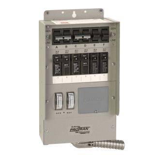 Reliance Heavy Duty 30 Amp 6 Circuit Outdoor Transfer Switch