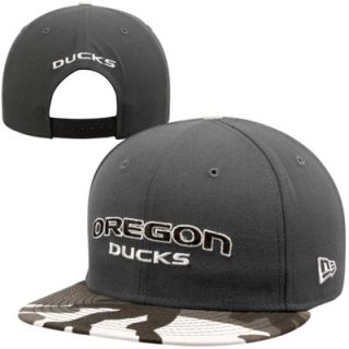 New Era Oregon Ducks 9FIFTY Urban Camo Snapback Adjustable Hat   Graphite