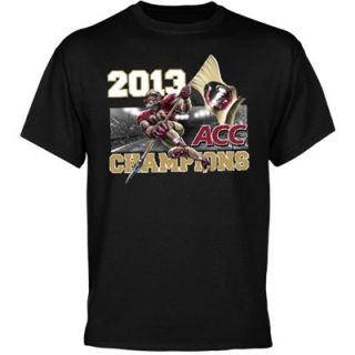 Florida State Seminoles (FSU) 2013 ACC Football Champions Player T Shirt   Black   FansEdge