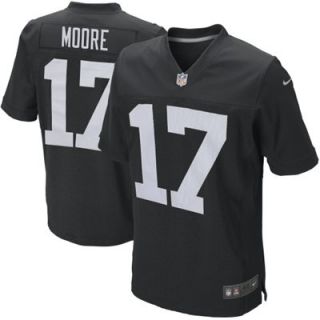 Nike Denarius Moore Oakland Raiders Elite Jersey   Black