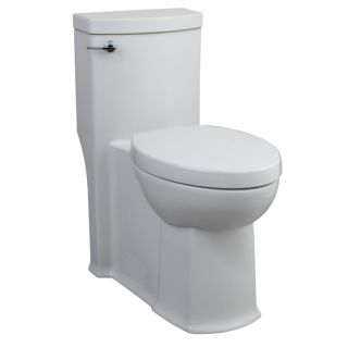 American Standard Boulevard White 1.28 GPF (4.85 LPF) 12 in Rough In WaterSense Elongated 1 Piece Comfort Height Toilet