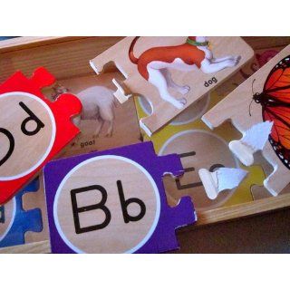 Melissa & Doug Self Correcting Letter Puzzles Toys & Games