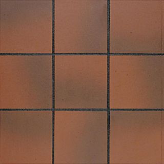 American Olean 44 Pack Quarry Tile Ember Flash Ceramic Floor Tile (Common 6 in x 6 in; Actual 6 in x 6 in)
