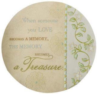 Gift Craft 10.8 Inch Polystone When Someone You Love Becomes a Memory, The Memory Becomes a Treasure Design Stepping Stone, Medium  Outdoor Decorative Stones  Patio, Lawn & Garden