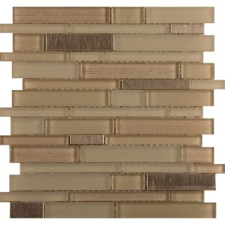 Emser Flash Brilliant Glass Mosaic Wall Tile (Common 12 in x 12 in; Actual 11.5 in x 11.85 in)