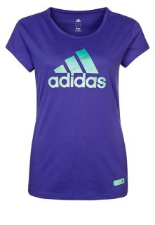 adidas Performance   Print T shirt   purple