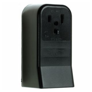 Pass & Seymour/Legrand 50 Amp Black Power Electrical Outlet