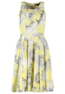 French Connection   LILY COLLAGE VOILE   Summer dress   yellow