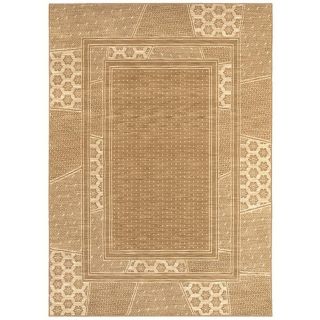 Bob Timberlake 9 ft 6 in x 12 ft 10 in Rectangular Cream Border Area Rug