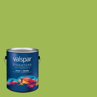 Creative Ideas for Color by Valspar 126.11 fl oz Interior Satin Gentle Moss Latex Base Paint and Primer in One with Mildew Resistant Finish