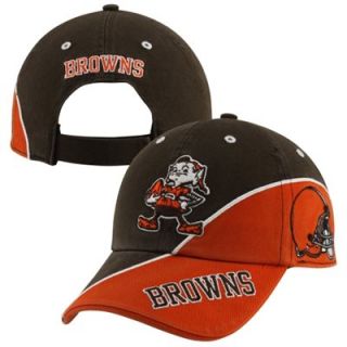 47 Brand Cleveland Browns Full Block Adjustable Hat   Brown/Orange