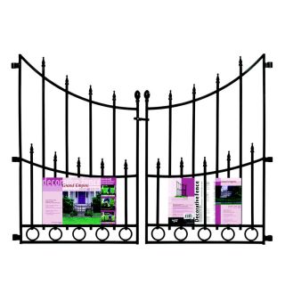 No Dig Powder Coated Steel Fence Gate (Common 36.75 in x 26.25 in; Actual 36.75 in x 26.25 in)