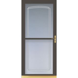 LARSON Brown Tradewinds Full View Tempered Glass Storm Door (Common 81 in x 36 in; Actual 80.71 in x 37.56 in)