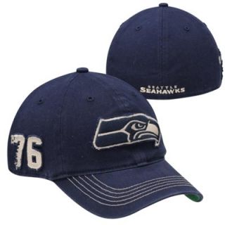 47 Brand Seattle Seahawks Badger Closer Flex Hat   College Navy