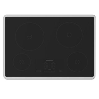 KitchenAid 30 in Smooth Surface Induction Electric Cooktop (Stainless Steel)