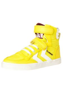 Hummel   SLIMMER STADIL POLYESTER HIGH   High top trainers   yellow