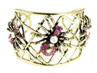 Betsey Johnson Jewelry CREEPY CRITTERS Spider Cuff Bracelet New 2012 Jewelry