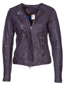 True Religion   Leather jacket   purple