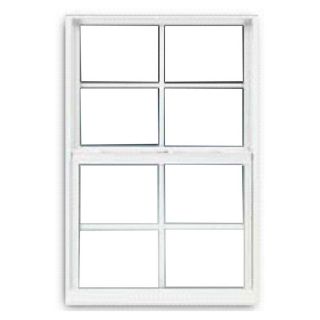 BetterBilt 3000TX Series Aluminum Double Pane Single Hung Window (Fits Rough Opening 52 in x 36 in; Actual 35.375 in x 51.56 in)