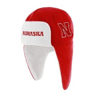 47 Brand Nebraska Cornhuskers Youth Scarlet Home Game Fleece Trooper Knit Hat