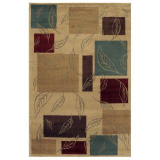 Shaw Living Natures Carpet 7 ft 9 in x 10 ft 10 in Rectangular Beige Transitional Area Rug