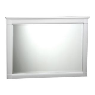 ESTATE by RSI 31 1/4 in H x 43 1/4 in W Southport White Rectangular Bathroom Mirror