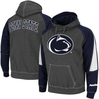 Penn State Nittany Lions Charcoal Navy Blue Playmaker II Pullover Hoodie Sweatshirt