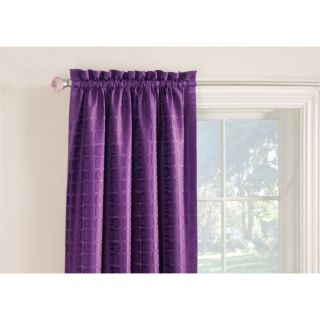 Style Selections 84 in L Purple Gabby Curtain Panel
