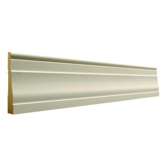 0.594 in x 3.25 in x 12 ft Interior Primed MDF Casing Moulding (Pattern 445)