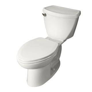 American Standard Cadet 3 White 1.6 GPF (6.06 LPF) 12 in Rough In Elongated 2 Piece Standard Height Toilet