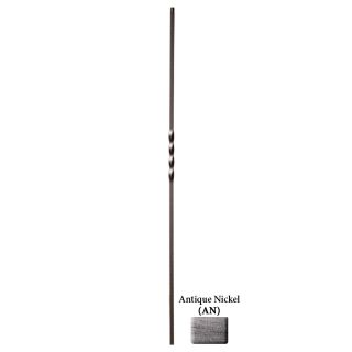 House of Forgings Powder Coated Wrought Iron Single Twist Baluster (Common 44 in; Actual 44 in)