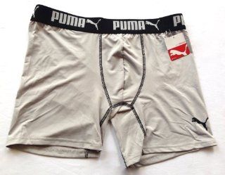 New Mens Puma Underwear Boxer Brief Size M (Grey) Beauty